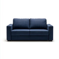 2-Sitzer Sofa Dunkelblau 160 x 85 x 85 cm Polyester Rechteckig